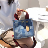 Women Retro Shoulder Bag Large Canvas Handbag Tote