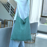 Women's Wool Shoulder Bag Casual Wallet Storage Bags Small Fresh Handbag