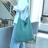 Women's Wool Shoulder Bag Casual Wallet Storage Bags Small Fresh Handbag