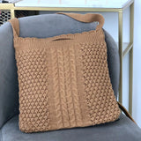 Women's Wool Shoulder Bag Casual Wallet Storage Bags Small Fresh Handbag