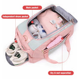 Yoga Bag Gym Backpack Sports Training Shoulder Bag Outdoor Travel Duffel