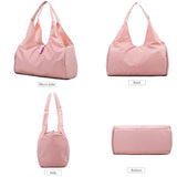 Waterproof Yoga Mat Bag Gym Fitness Sports Travel Handbag with Shoes Compartment