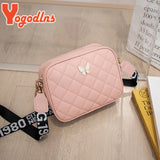 Diamond Square Shoulder Bag for Women Leather Crossbody Messenger Clutch