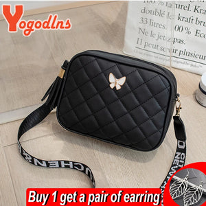 Diamond Square Shoulder Bag for Women Leather Crossbody Messenger Clutch