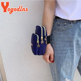 Casual Nylon Mobile Phone Bag Female Lady Crossbody Bag