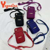 Casual Nylon Mobile Phone Bag Female Lady Crossbody Bag