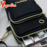 Casual Nylon Mobile Phone Bag Female Lady Crossbody Bag
