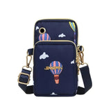 Casual Nylon Mobile Phone Bag Female Lady Crossbody Bag