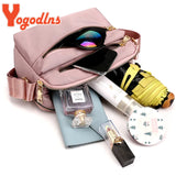 Casual Nylon Shoulder Bag Large Capacity Multifunction Messenger Bag