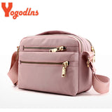 Casual Nylon Shoulder Bag Large Capacity Multifunction Messenger Bag