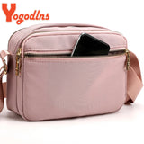 Casual Nylon Shoulder Bag Large Capacity Multifunction Messenger Bag