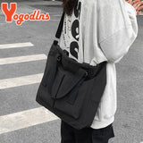Casual Waterproof Nylon Tote Bag Large Capacity Women Tote Bag Bookbags Bolsa