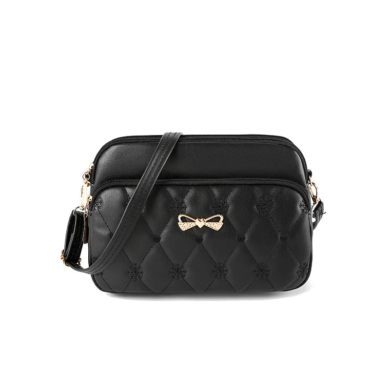 Diamond Embroidery Shoulder Bag for Women Casual Crossbody Messenger Handbag