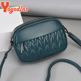 Embroidered Thread Round Shoulder Bag For Women Crossbody Bag Mommy Purse
