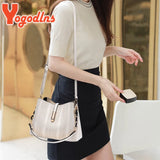 Commuter Bucket Bag Female Big Capacity Shoulder Messenger Crossbody Bag