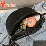 Crocodile Pattern Shoulder Bag Women PU leather Saddle Bag Crossbody Bag