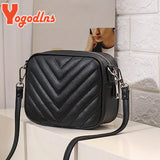 Embroided Square Crossbody Bag Casual Handbag Purse