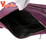 Embroidered Shoulder Women's Bag Nylon Floral Crossbody Bag