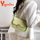 Flap Shoulder Bag Lock Crossbody Candy Handbag