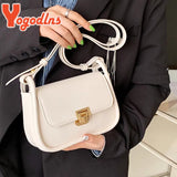 Flap Shoulder Bag Lock Crossbody Candy Handbag