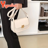 Flap Shoulder Bag Lock Crossbody Candy Handbag