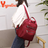Women Large Capacity School Bag Teen Travel Waterproof Rucksack