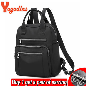 Women Large Capacity School Bag Teen Travel Waterproof Rucksack