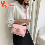 Braided Strap Women PU Leather Crossbody Bags Solid