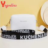 Small Square Bag For Women PU Leather Shoulder Messenger Bag