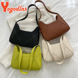 Women's PU Leather Underarm Bag Shoulder Handbag Clutch Purse Bolsa