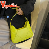 Women's PU Leather Underarm Bag Shoulder Handbag Clutch Purse Bolsa