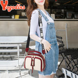 Square Shoulder Bag Women PU Leather Crossbody Chains Lady Purse