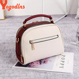 Square Shoulder Bag Women PU Leather Crossbody Chains Lady Purse