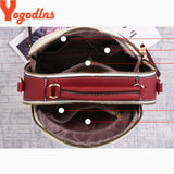 Square Shoulder Bag Women PU Leather Crossbody Chains Lady Purse