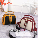 Square Shoulder Bag Women PU Leather Crossbody Chains Lady Purse