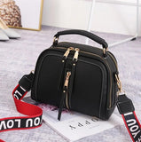Square Shoulder Bag Women PU Leather Crossbody Chains Lady Purse