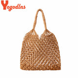 Straw Bag For Women Beach Woven Handbag Arrival Shoulder Bag