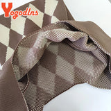 Women's Plaid Wool Shoulder Bag Wintter Handbag