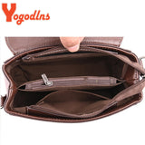 Vintage Square Crossbody Bag for Women Lady Lock Shoulder Bag