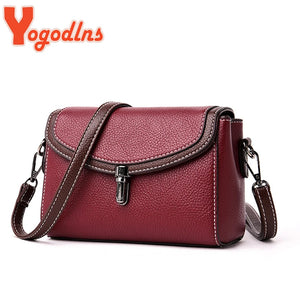Vintage Square Crossbody Bag for Women Lady Lock Shoulder Bag