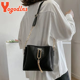 Tassel Bucket Bag Large Capacity Shoulder Messenger Lady Shopping Purse Tote