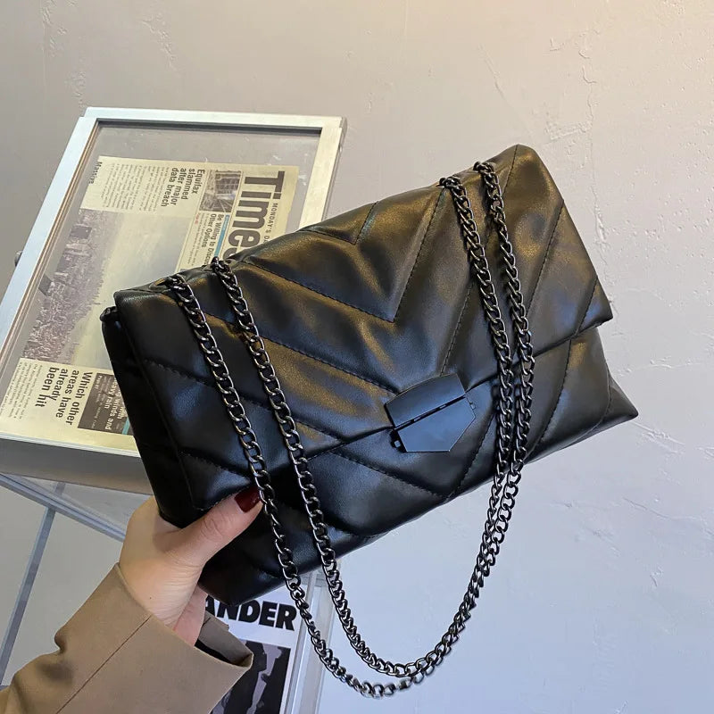 Women Crossbody Bag Chain Shoulder Handbag