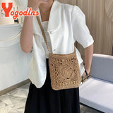 Bohemian Crochet Crossbody Beach Bag Ultralight