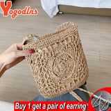 Bohemian Crochet Crossbody Beach Bag Ultralight