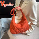 Quilted Nylon Women's Shoulder Bag Large Capacity Crossbody Bag