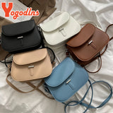 Retro Saddle Shoulder Bag PU Leather Crossbody Bag