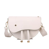 Yogodlns Retro Saddle Shoulder Bag Female Crossbody Bag