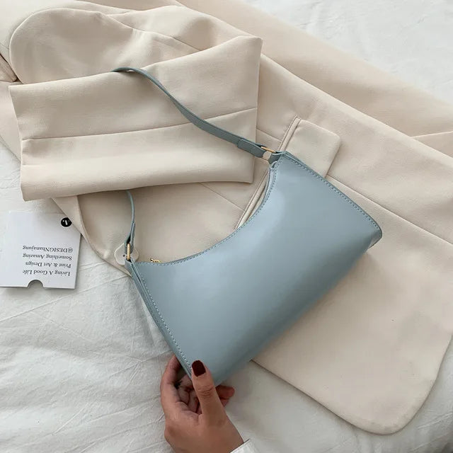 Women's PU Leather Shoulder Bag Handbag Lady Daily Pouch Bolso