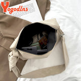 Knotted Straps Shoulder Bag Large Capacity Crossbody Bag Casual Handbag