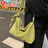 Knotted Straps Shoulder Bag Large Capacity Crossbody Bag Casual Handbag